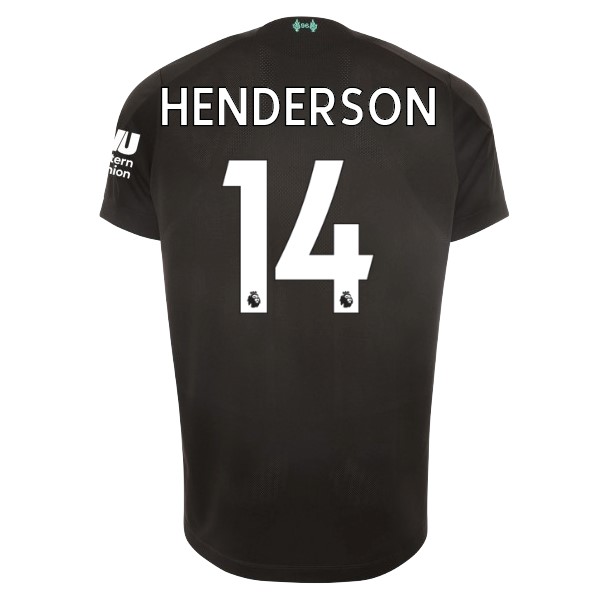 Camiseta Liverpool NO.14 Henderson 3ª Kit 2019 2020 Negro